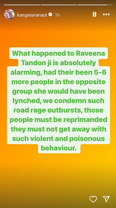 Kangana Ranaut's Instagram Stories